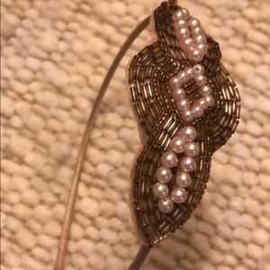 Hand Beaded Head Band 1960’s Style